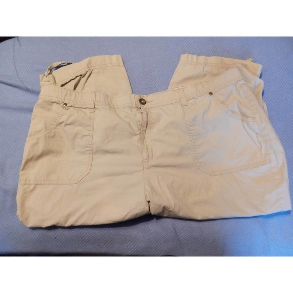 Women's Capri Pants Size 18 Regular Fit Cotton Blend (AD17) - Picture 1 of 4